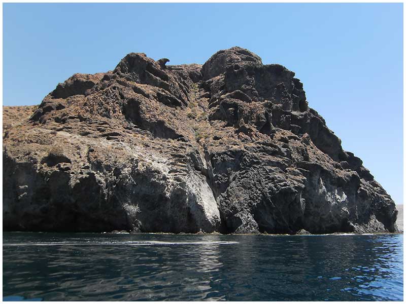 Cerro Negro, las Negras. Paseos en barco cabo de Gata